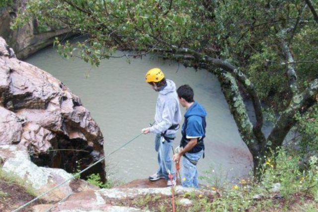 Descenso en rappel
